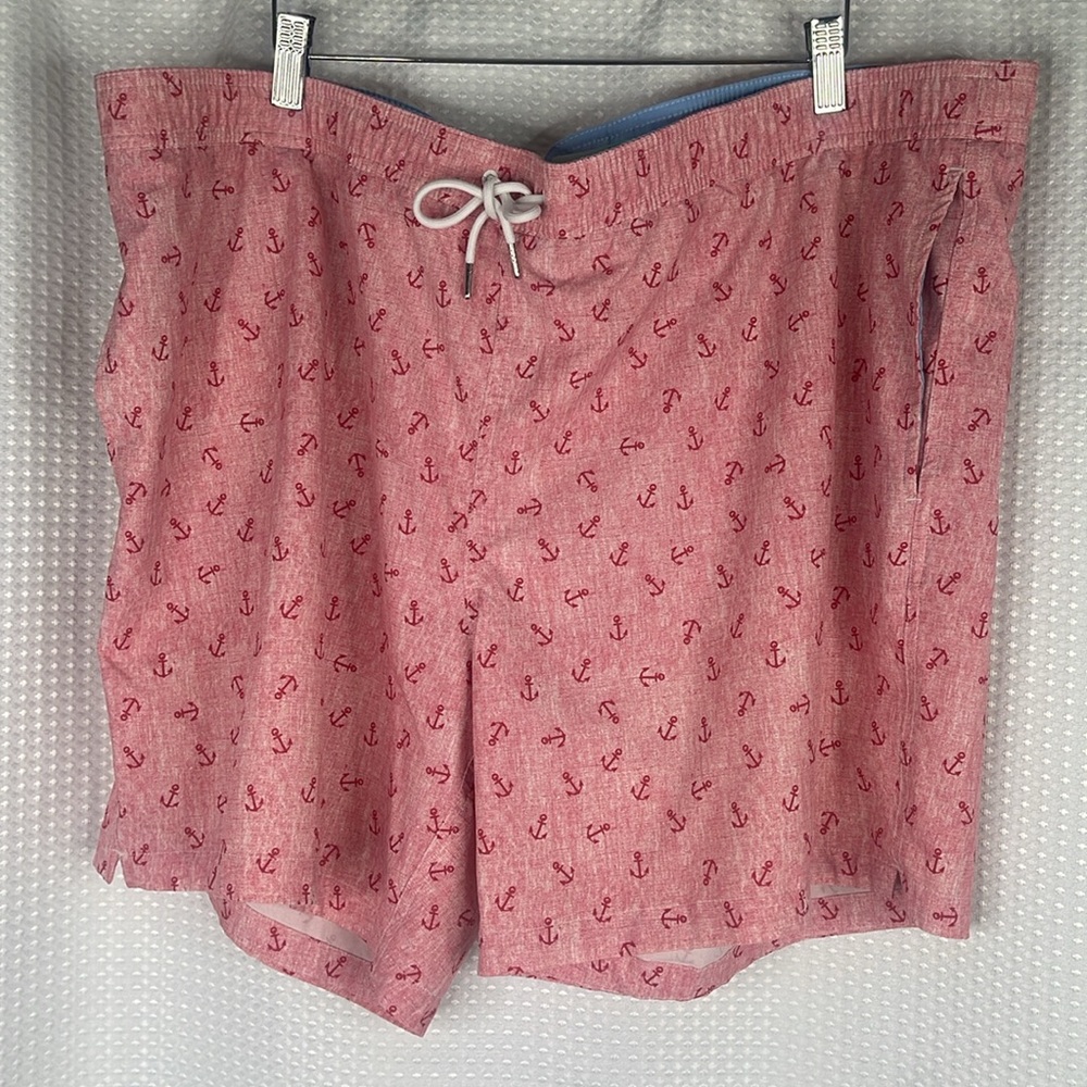 Bonobos Swim Trunks Bathing Suit Anchors Mesh Liner Sz XXL